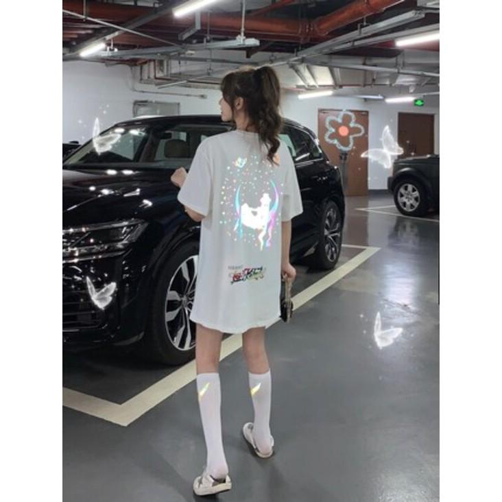 Áo Thun  Phản Quang  Nam Nữ In hình MẶt Trăng, áo chất, đi đêm, đi phượt bao ngầu, nhìn đã mắt