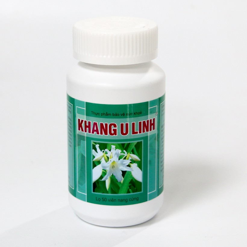 Thực phẩm bảo vệ sức khỏe Khang U Linh hỗ trợ giảm u xơ tử cung, u nang buồng trứng và u xơ tiền liệt tuyến - Hộp 50 viên