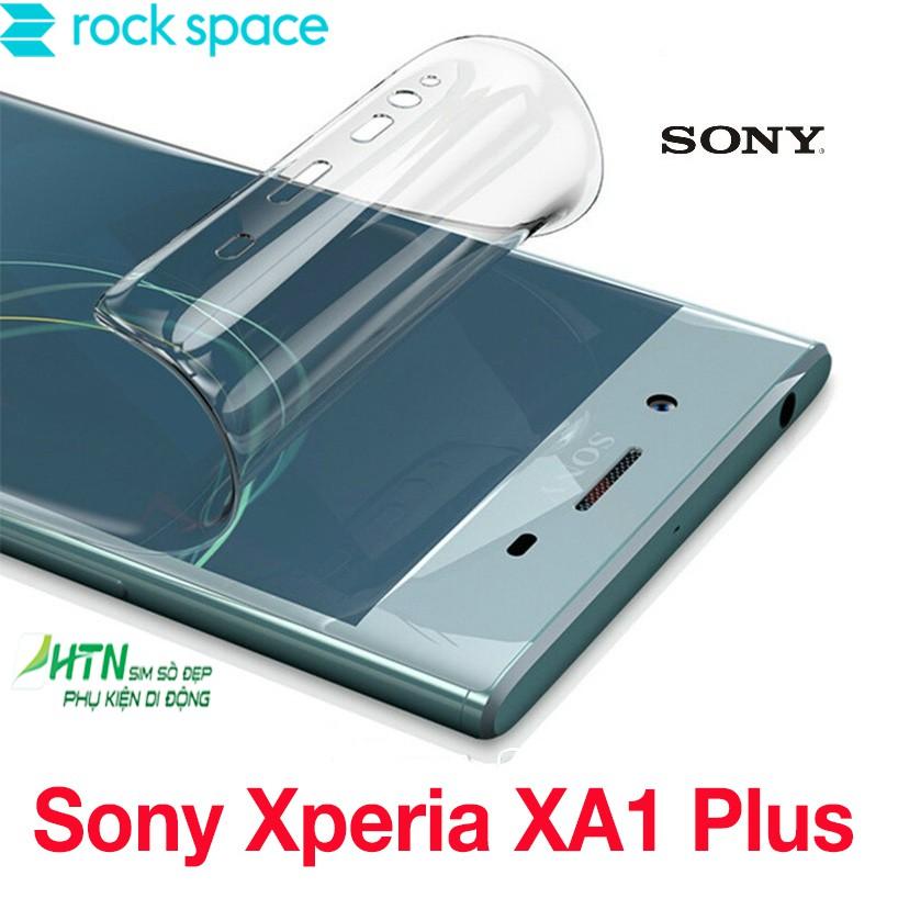 Miếng dán cao cấp rock space  cho Sony Xperia XA1 Plus Hydrogel ( trong suốt )/ Matte ( nhám chống vân tay ) dán màn hình/ mặt sau lưng điện thoại tự phục hồi vết xước nhỏ chống ánh sáng xanh - Hàng chính hãng