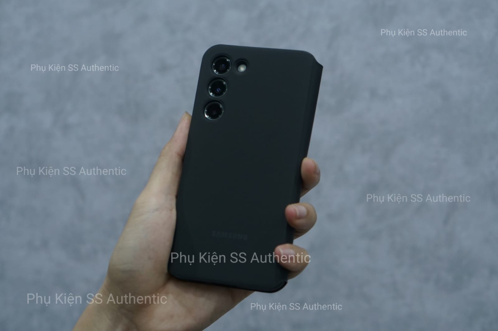 Bao da Smart View S23 Plus Màu Đen - Hàng Chính hãng
