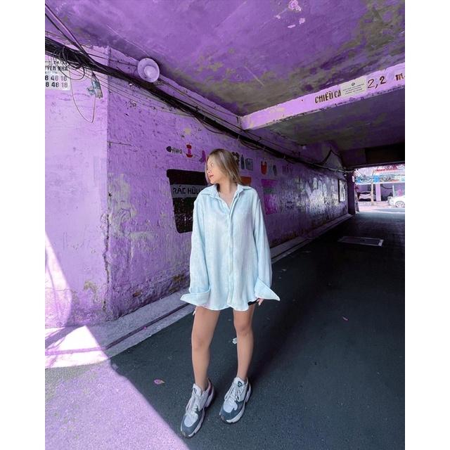 Áo sơmi “TVD UNA PLEATED SHIRT”