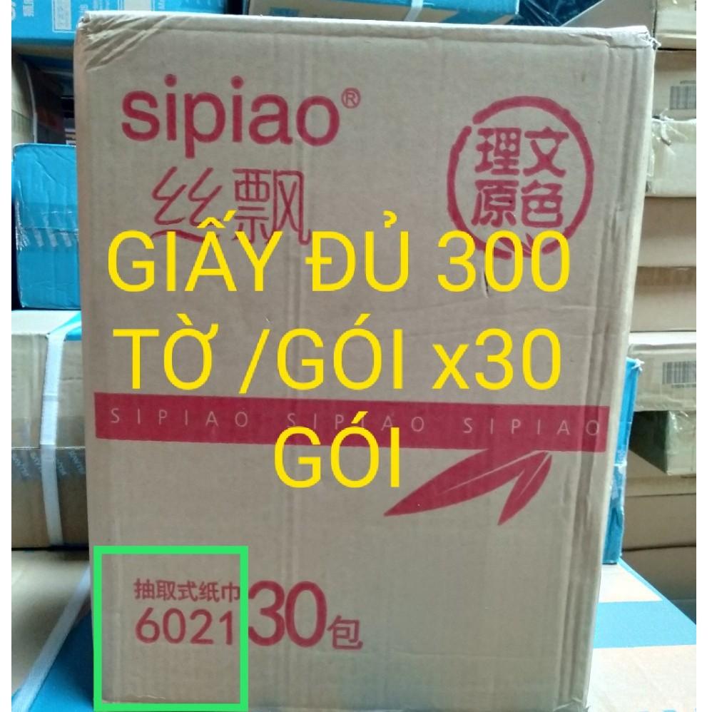 THÙNG 30 GÓI GIẤY ĂN GẤU TRÚC SIPIAO HỘP ĐỎ