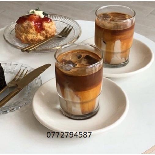 Ly Thủy Tinh Hai Tầng 240ml | Thủy tinh Cao cấp , Nhập khẩu Thái Lan