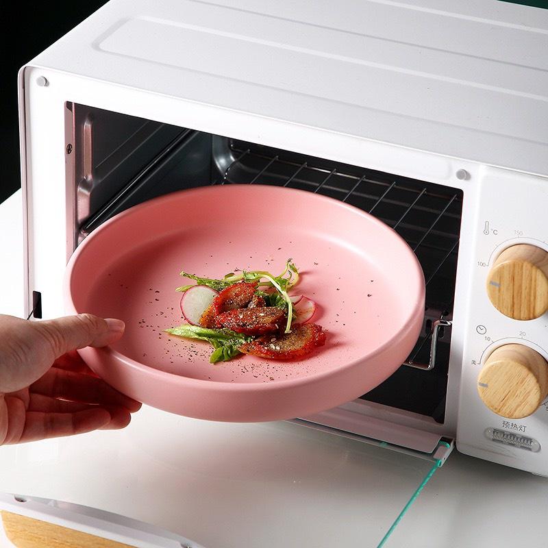 Đĩa sâu lòng 21cm nhiều màu, sâu 4cm - Đĩa mì Ý - sứ cao cấp phong cách Bắc Âu
