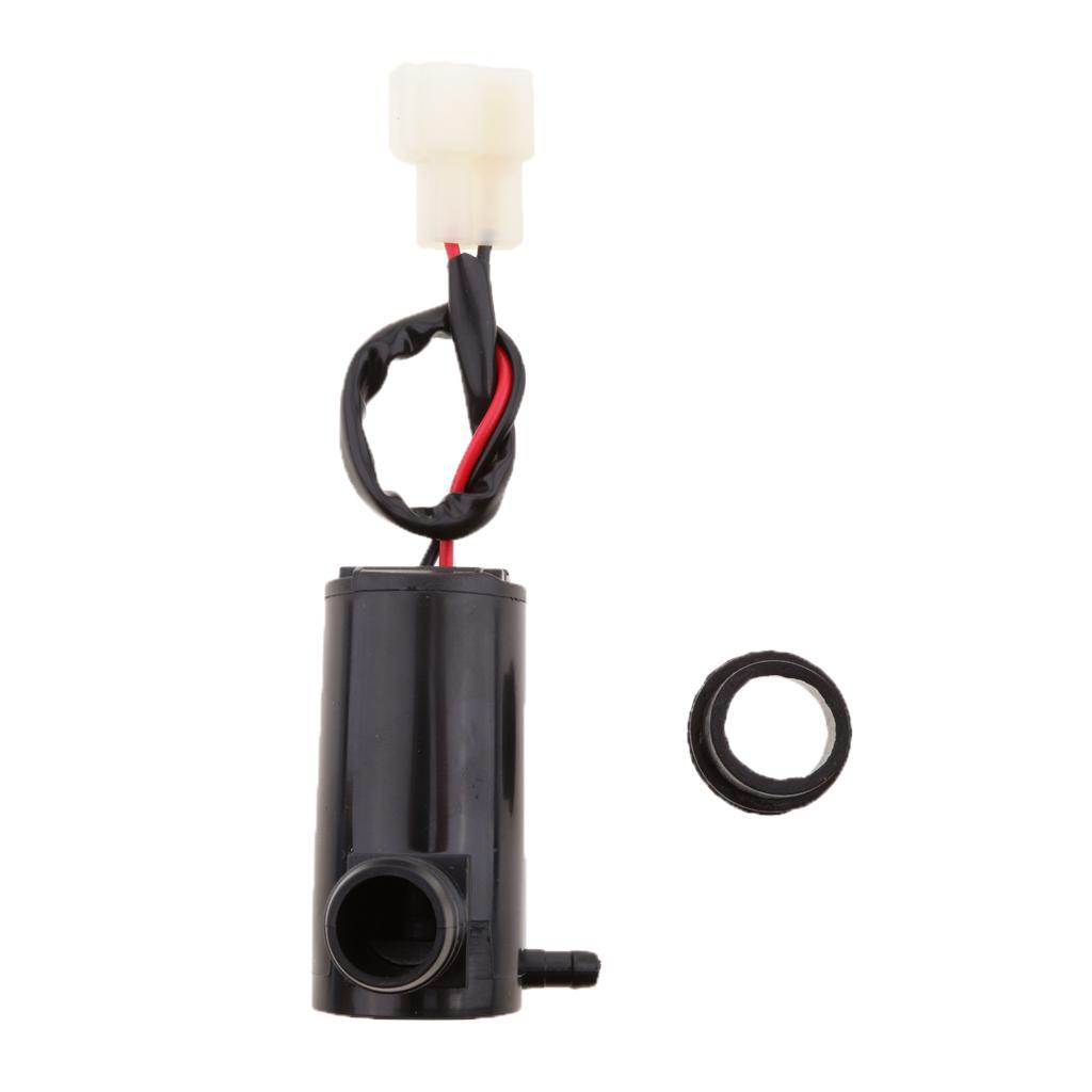 2X 12V Universal Windshield Wiper Washer Motor Pump