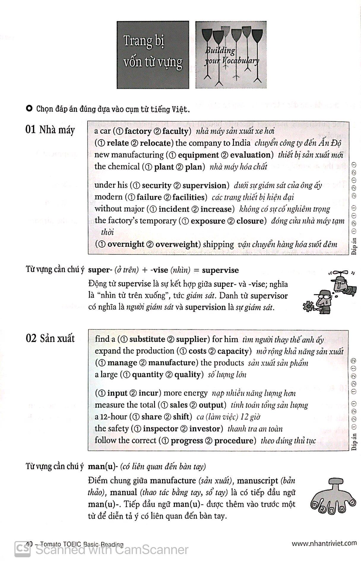 Sách Tomato Toeic Basic Reading