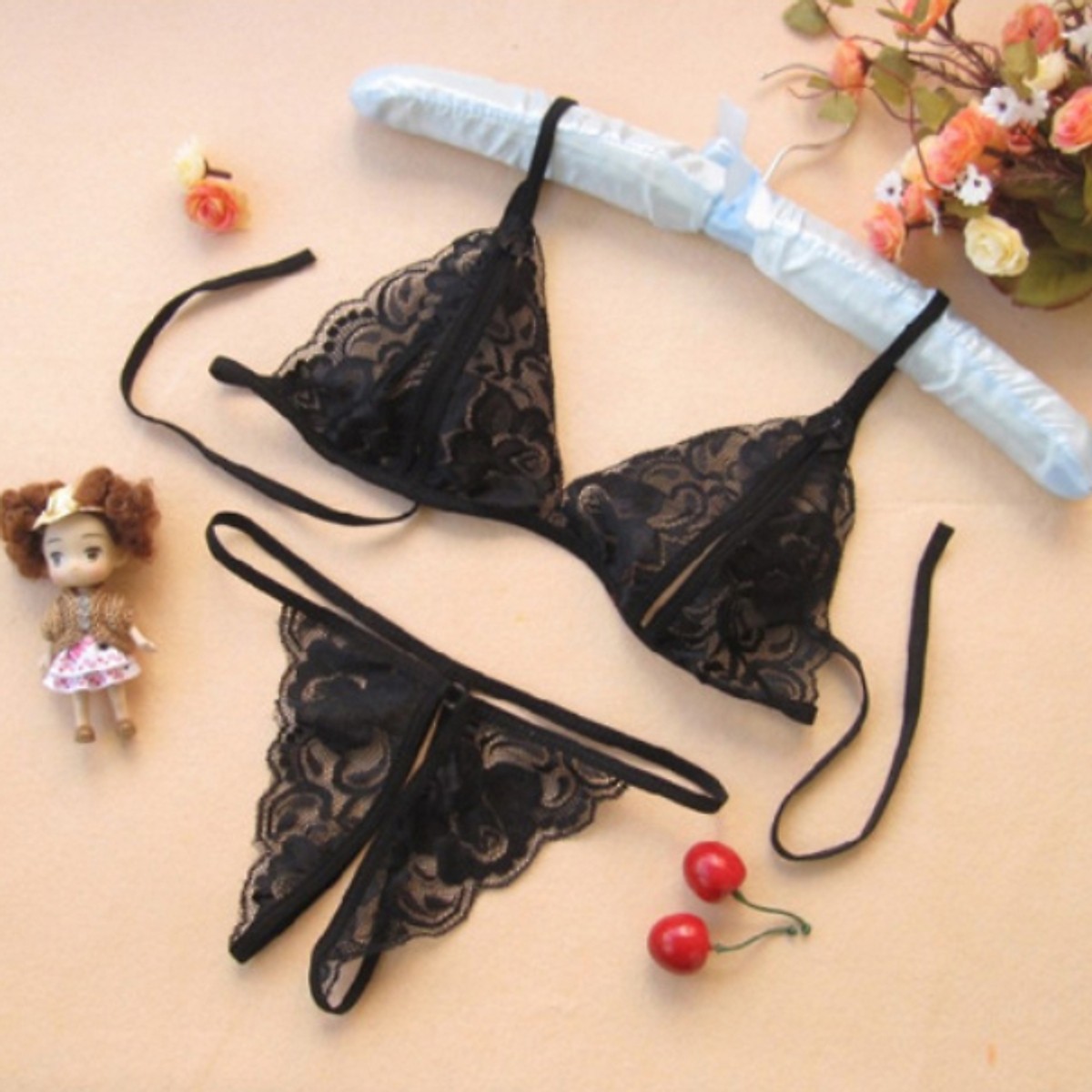 Combo 4 bộ đồ lót nữ phối ren sexy gợi cảm