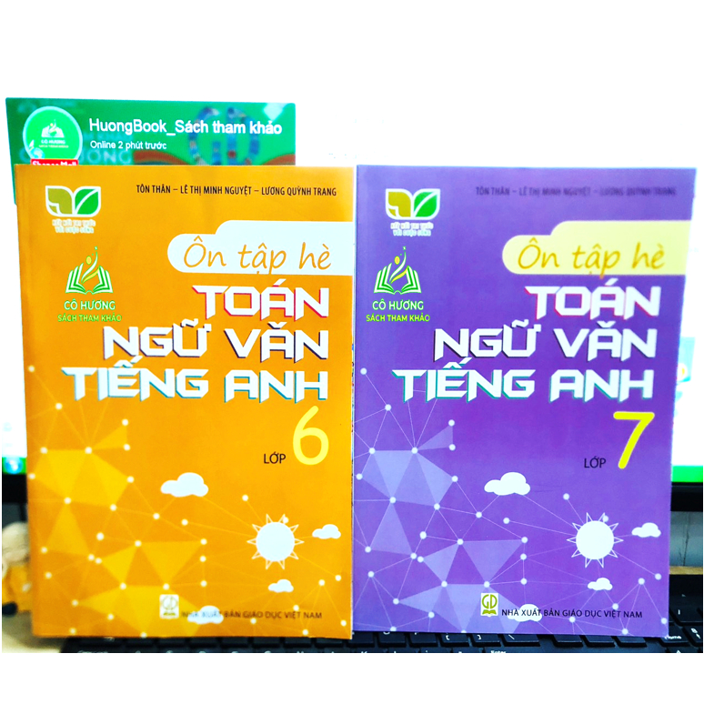 Sách - Combo Ôn tập hè Toán - Ngữ Văn - Tiếng Anh lớp 6 +7