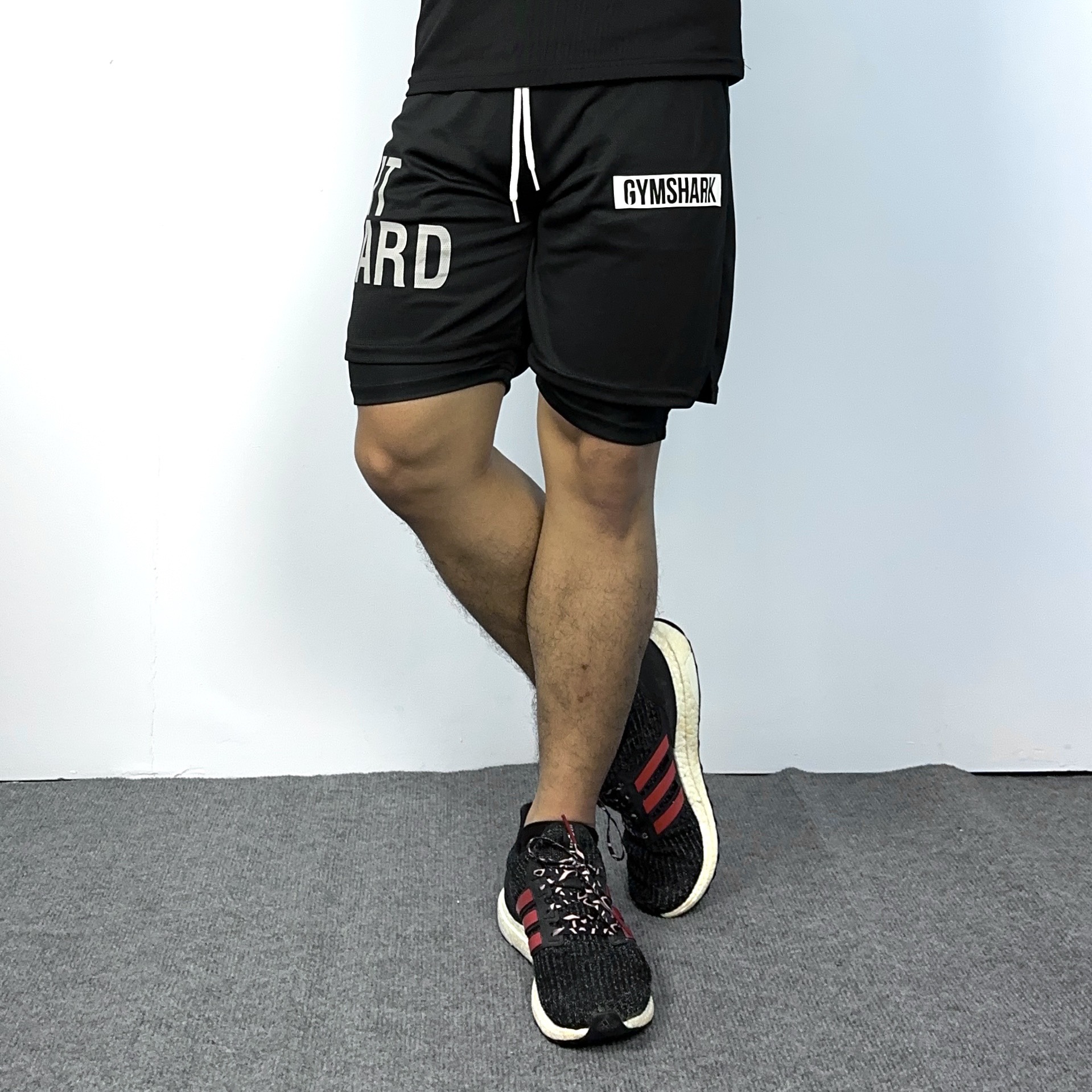 Quần hai lớp nam tập gym DO GYM SHOP chất thun lỗ kim thoáng khí khi chơi thể thao