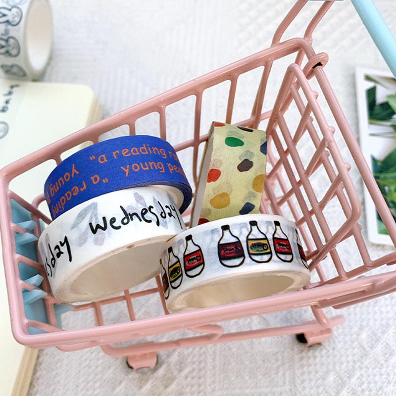 Cuộn dán washi hình hoạt hình dễ thương