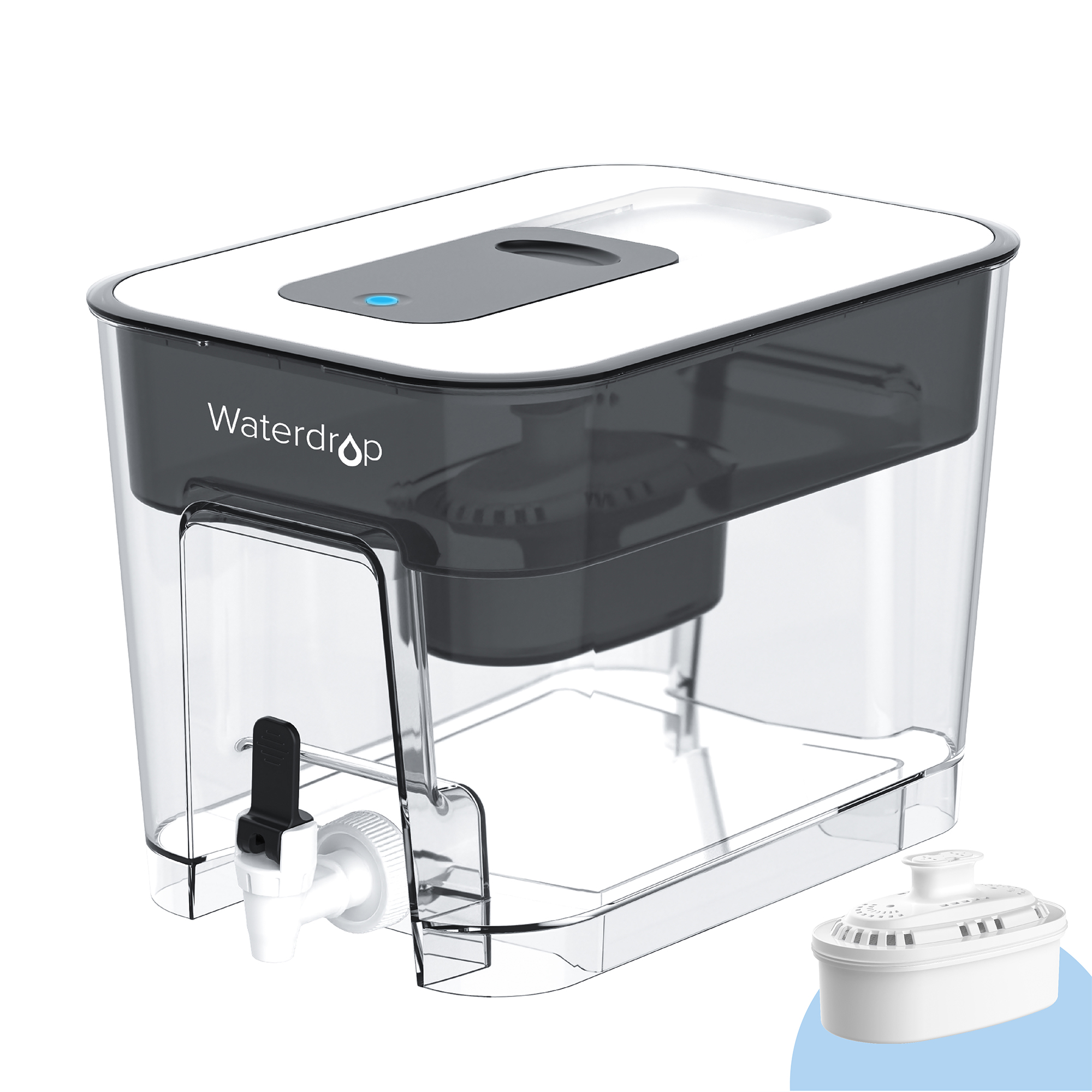 Bình lọc nước 9L Waterdrop WD-WFD-22L với 1 lõi lọc