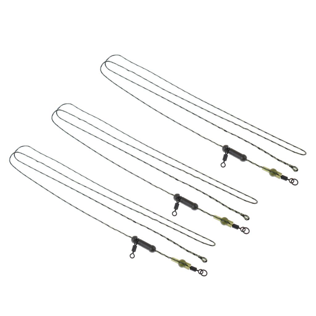Carp Fishing Hair Rig with Lead Clip Swivel Carp Rig Fishing Tackle A001