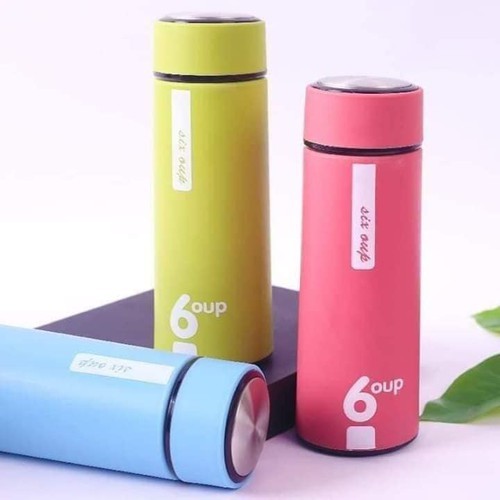 Combo 3 bình giữ nhiệt thủy tinh bọc silicon 6up