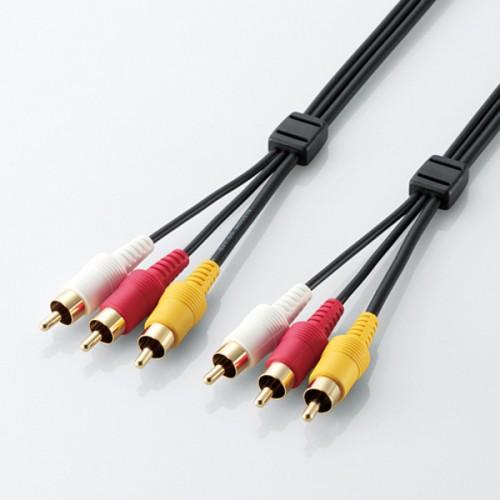 CÁP AV 3XRCA 1.0M ELECOM AV-WRY1 - Hàng chính hãng