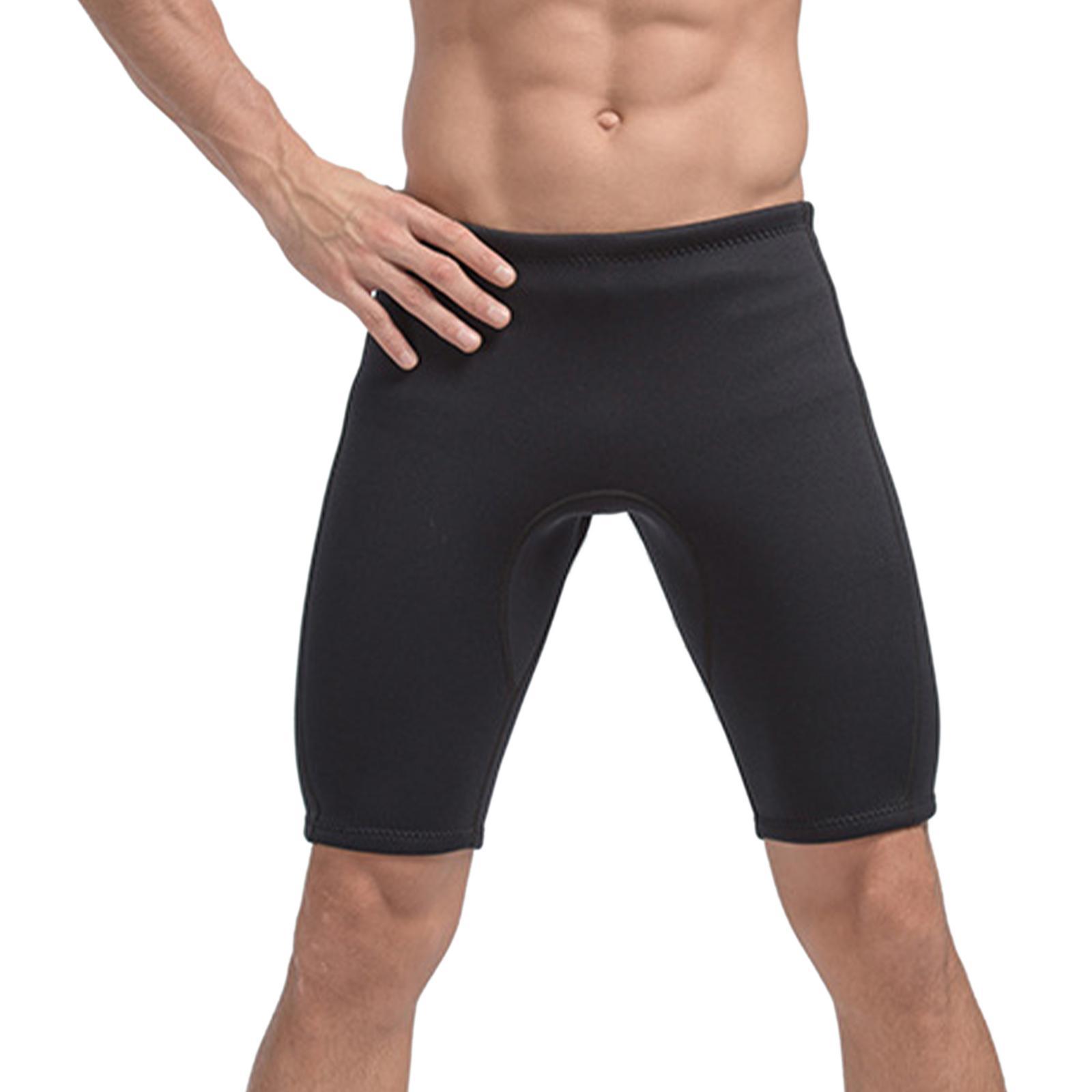 Mens Wetsuit Shorts Outdoor Swimming Pants, 3mm Neoprene Diving Wet Suit Trunks Trousers for Surfing Snorkeling Beach Water Sports
