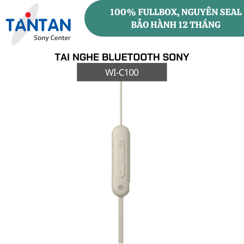 Tai Nghe Bluetooth Sony WI-C100 | Hàng Chính Hãng