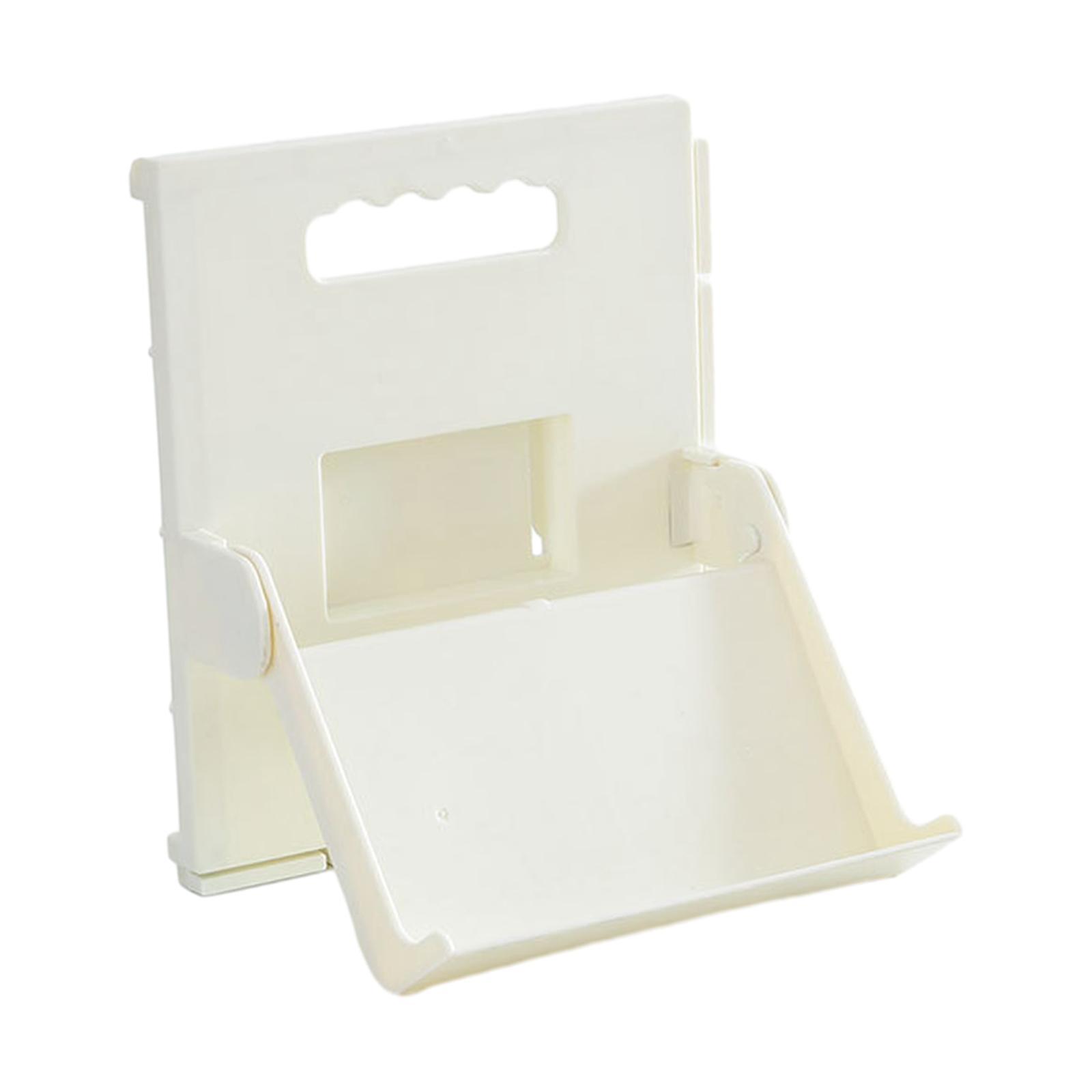 Shoe Storage Rack Shoe Organizer Wall Mount, Stackable Hanger Punch Free Narrow Shoe Shelf Folding Shoe Rack for Garage Door Bathroom Hallway