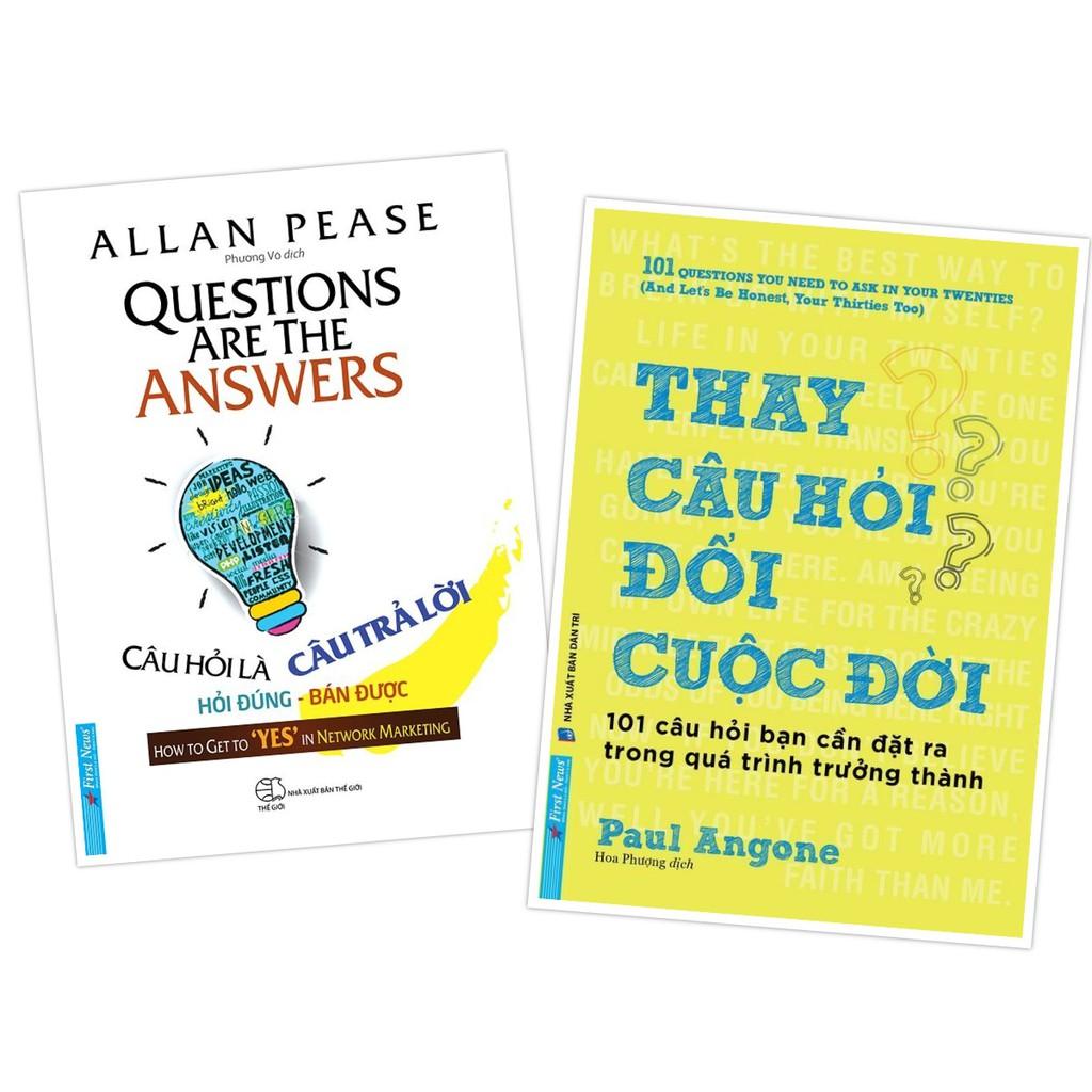 Sách - Combo Thay Câu Hỏi Đổi Cuộc Đời + Câu Hỏi Là Câu Trả Lời - First News