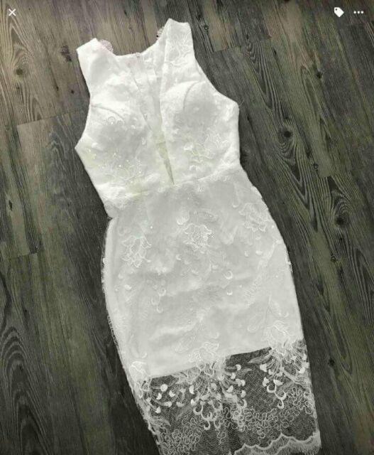 Đầm body ren xịn pha lưới