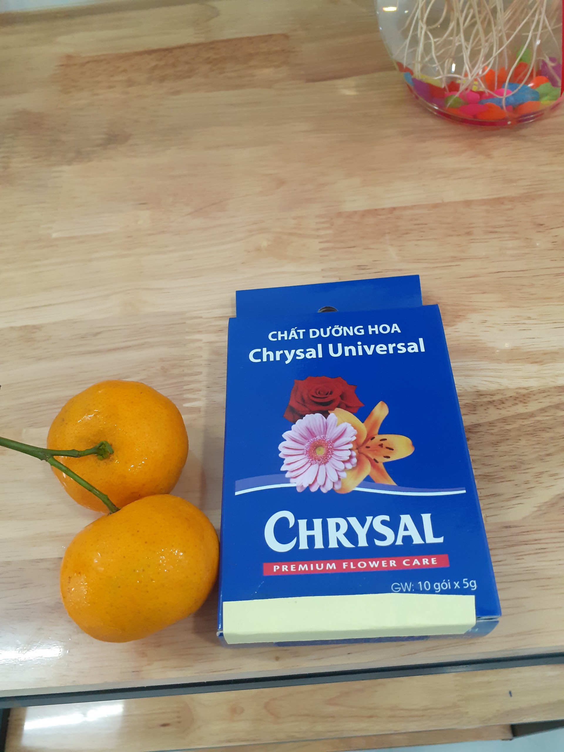 Hộp 10 gói Chất Dưỡng Hoa Chrysal UNI.