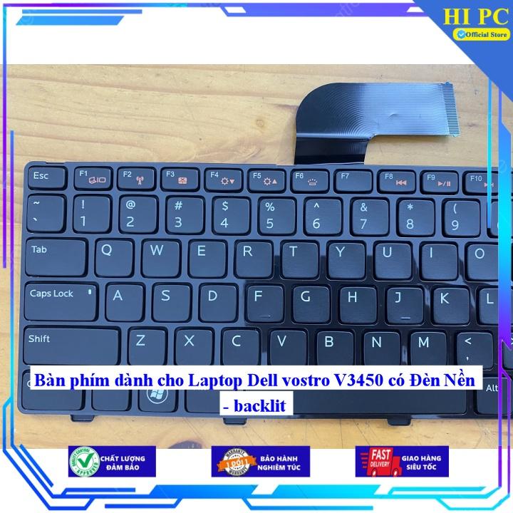 Bàn phím dành cho Laptop Dell vostro V3450 có Đèn Nền - Hàng Nhập Khẩu mới 100%