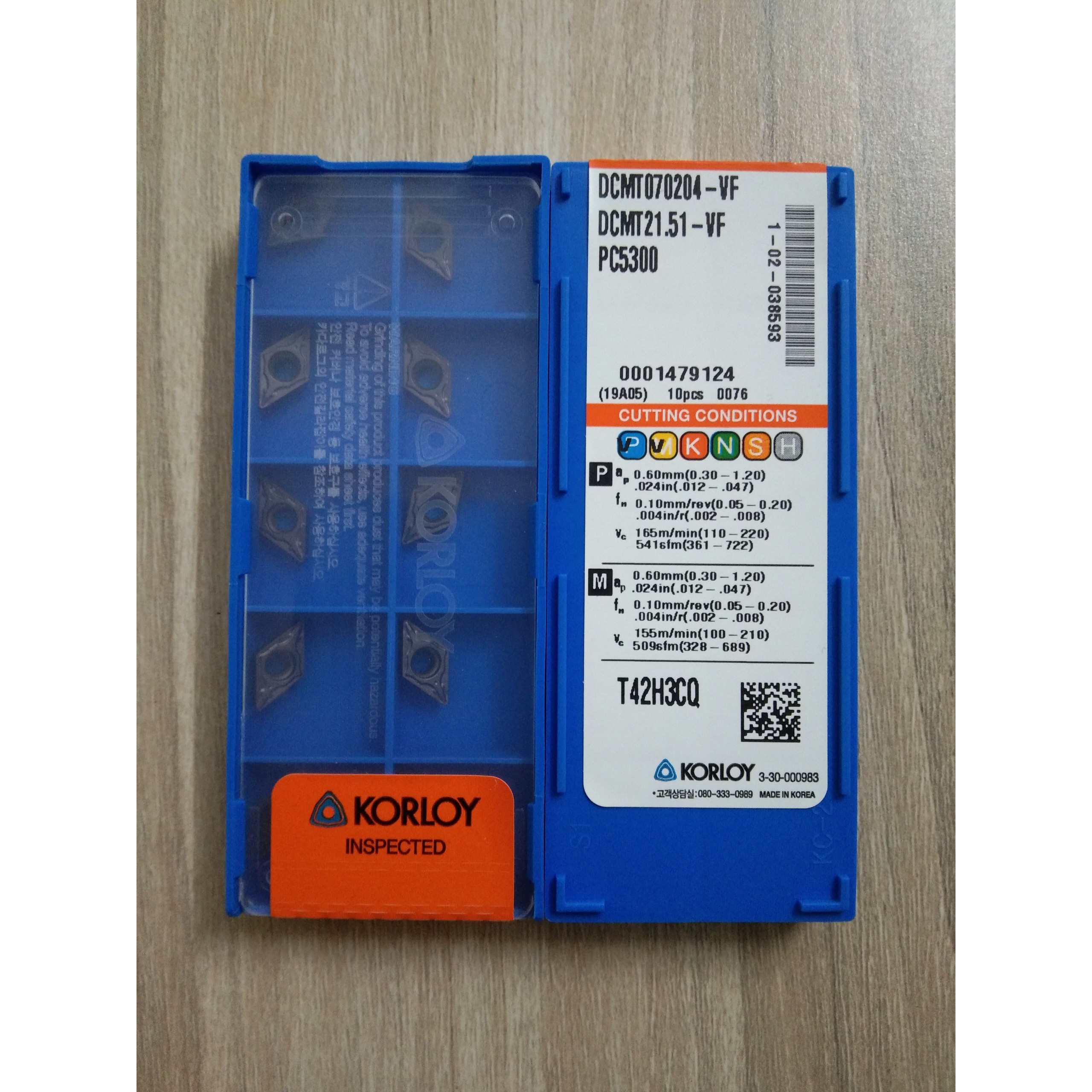 Mũi dao hợp kim DCMT070204-VF PC5300