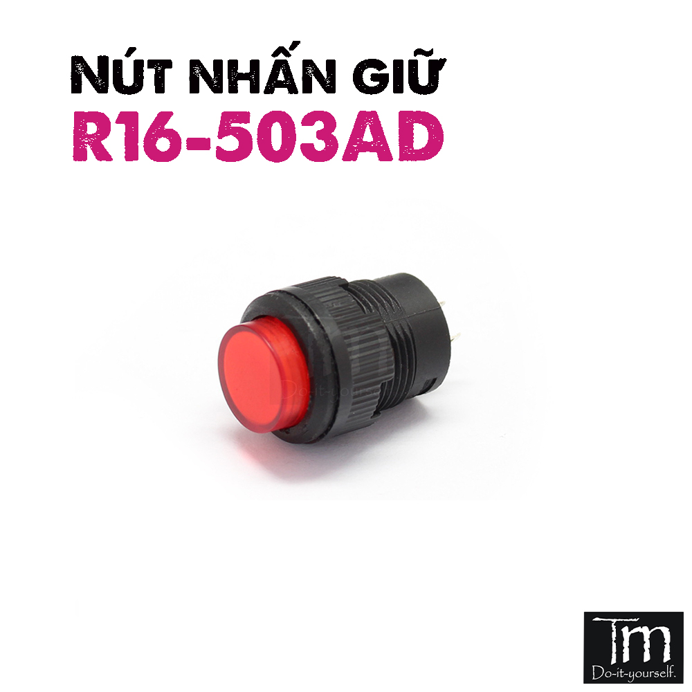 Nút Nhấn Giữ 16mm R16-503AD