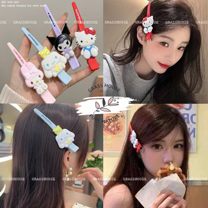 Kẹp Tóc Mái Lớn Hoạt Hình Kẹp Phẳng Nổ Kẹp Hoạt Hình Dễ Thương Phụ Kiện Tóc Kẹp