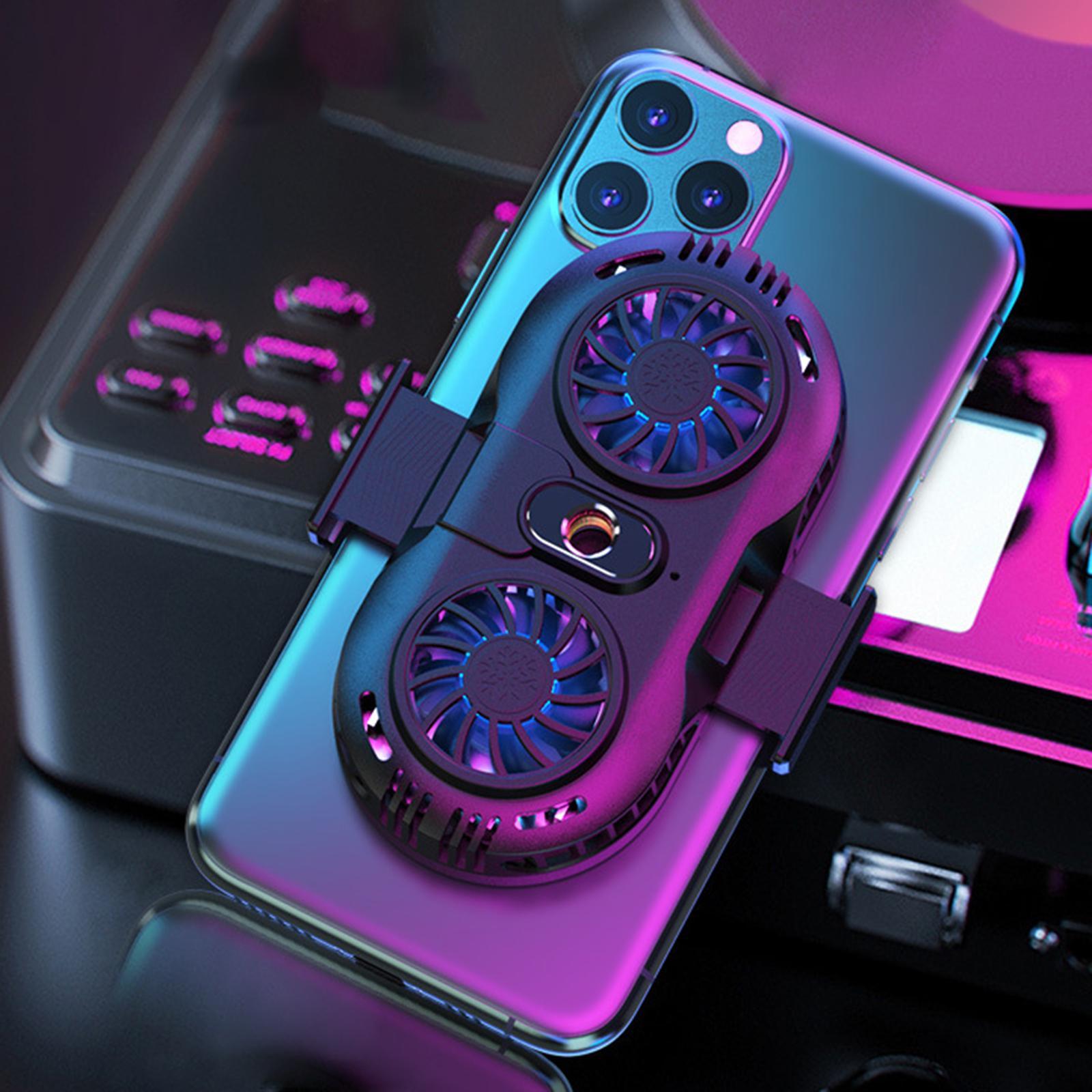 Mobile Phone Gaming Phone Cooler Black