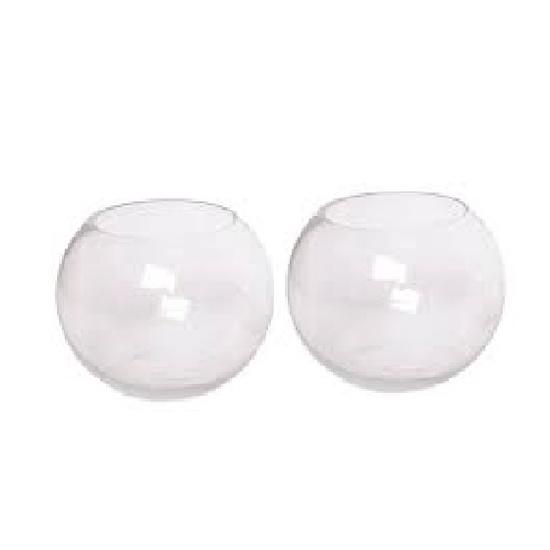 Chậu thủy tinh mini 11*9 CM - Chậu Thuỷ Tinh Nuôi Cá, Trồng Cây Mini