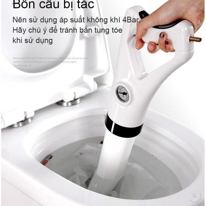 Máy thông tắc bồn cầu áp suất cao cao cấp