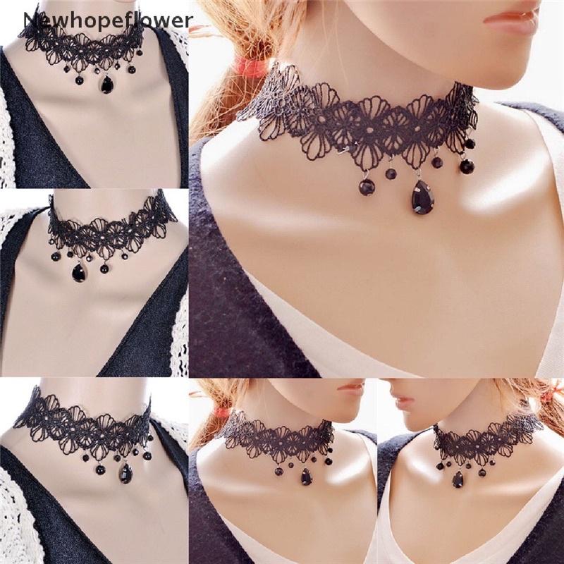 Vòng cổ choker ren phong cách gothic cổ điển xinh đẹp