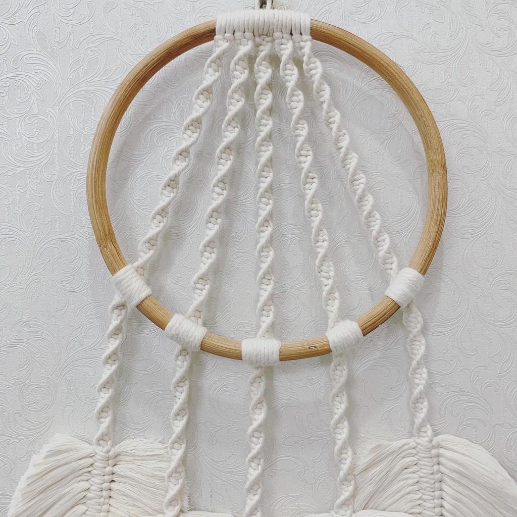 Phụ kiện trang trí tường macrame-ảnh thật