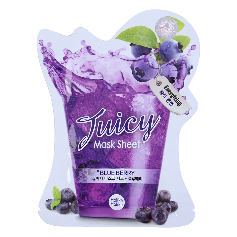 Mặt Nạ Trắng Da Chiết Xuất Việt Quất Tươi Holika Holika Juicy Mask Sheet Blueberry - 20ml