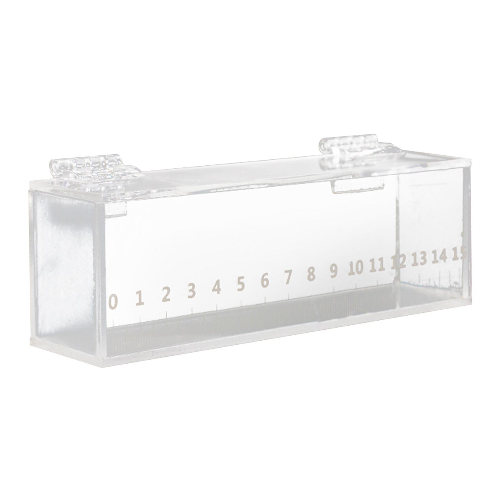 Fish Viewing Box Acrylic Small Holder Mini Aquarium Clear Fishing Photo Tank
