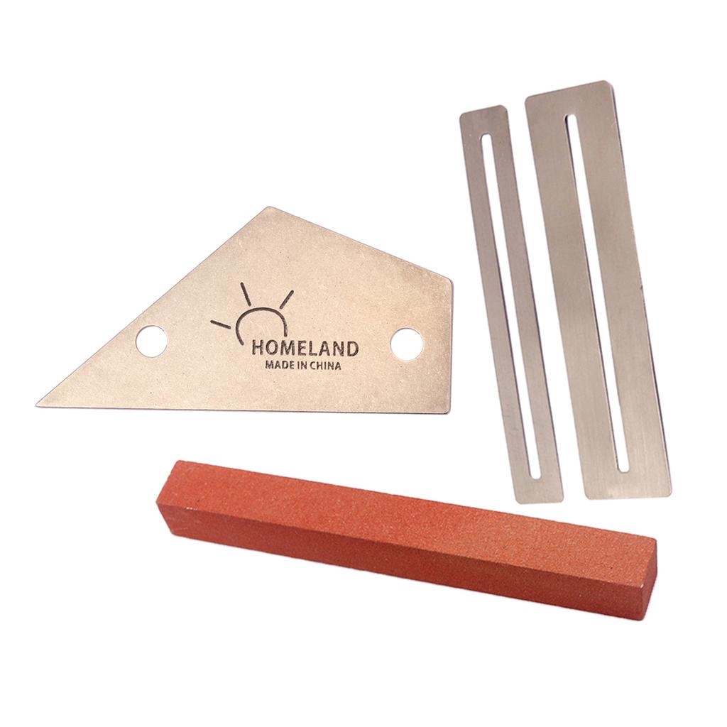 Durable 1 Set Fret Rocker+Fretboard Protectors+Sander for Guitar Bass Parts Luthier Tool