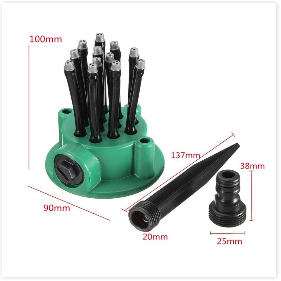 Vòi Tưới cây 360 độ có thể điều chỉnh sân vườn Sprinkler Adjustable
