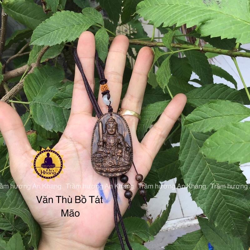 Dây chuyền phật bản mệnh trầm hương sánh chìm cao cấp