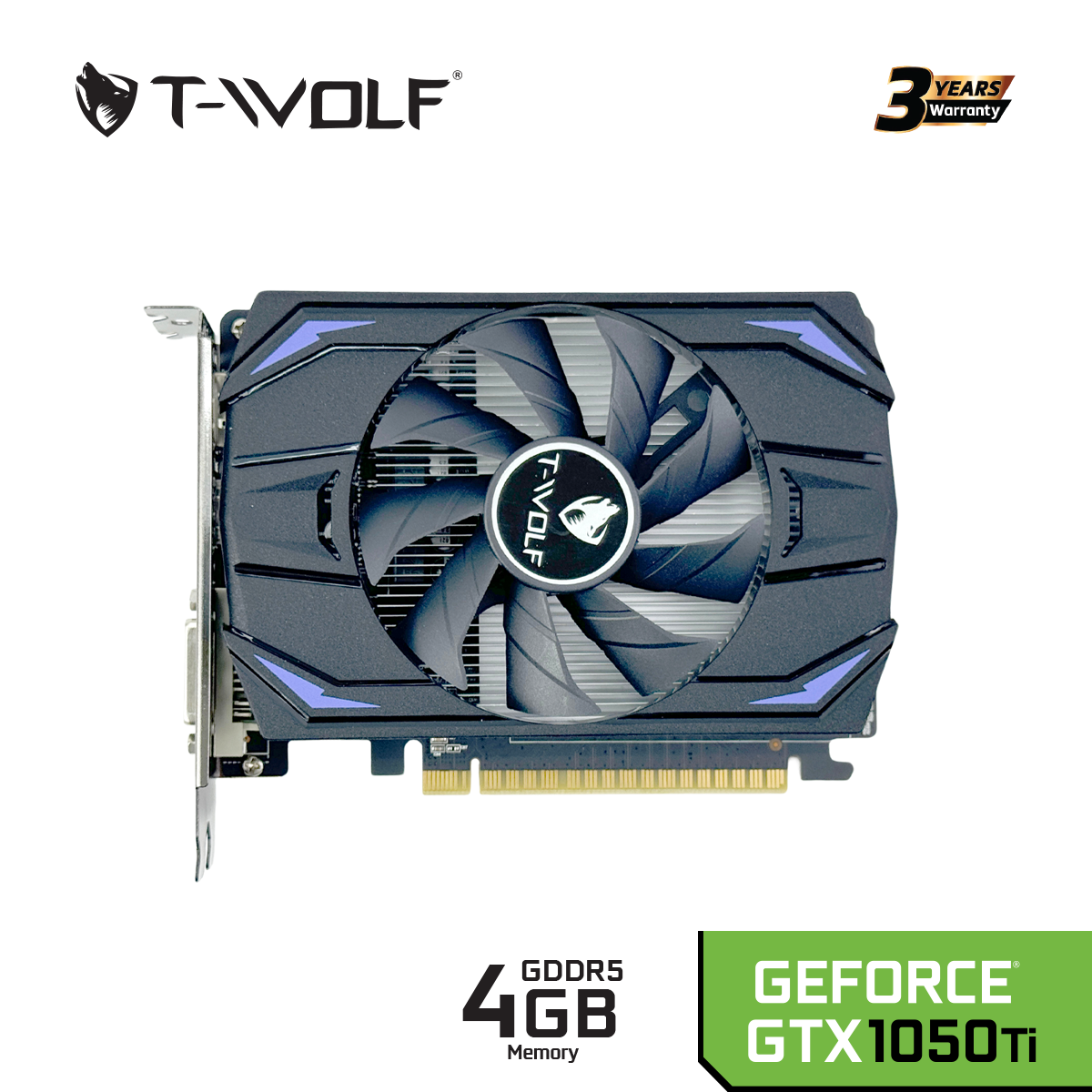 Card Màn Hình VGA T-WOLF TW-GTX1050TI 4G D5 – Hàng Chính Hãng