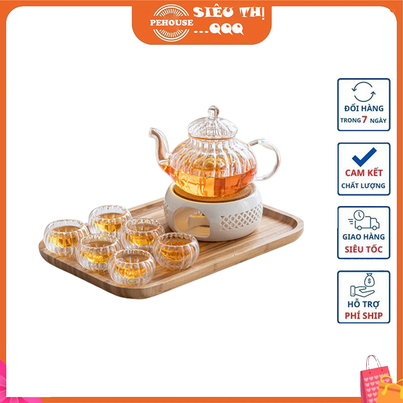 Bộ ấm chén pha trà và châm trà 668 - Hàng chính hãng