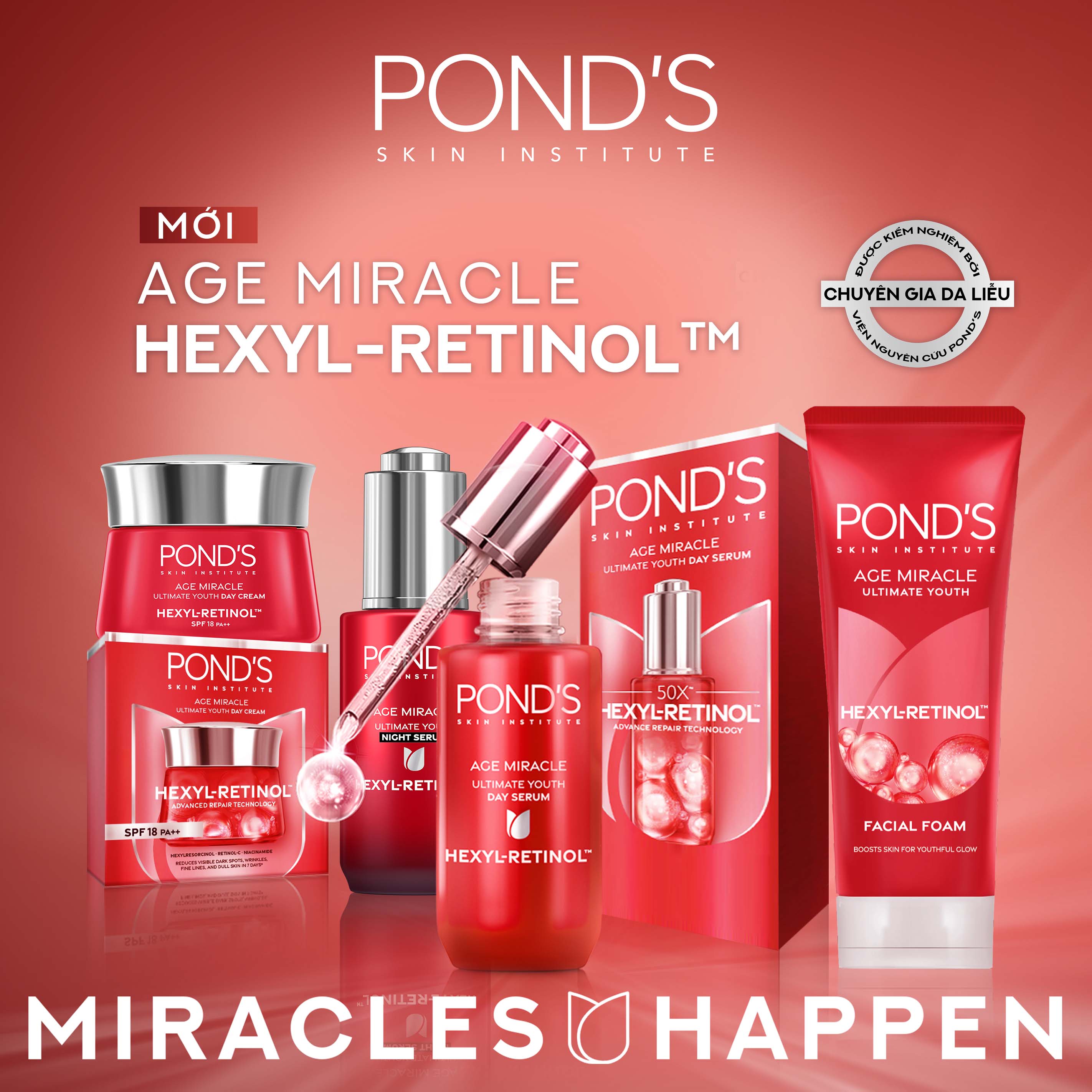 Serum Ngăn Ngừa Lão Hóa Pond'S Age Miracle Double Action (30ml)