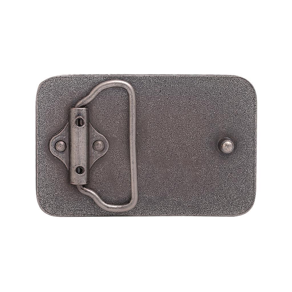 Western Vintage Rectangle Zinc Alloy Rodeo Belt Buckle Novelty Antique Charm