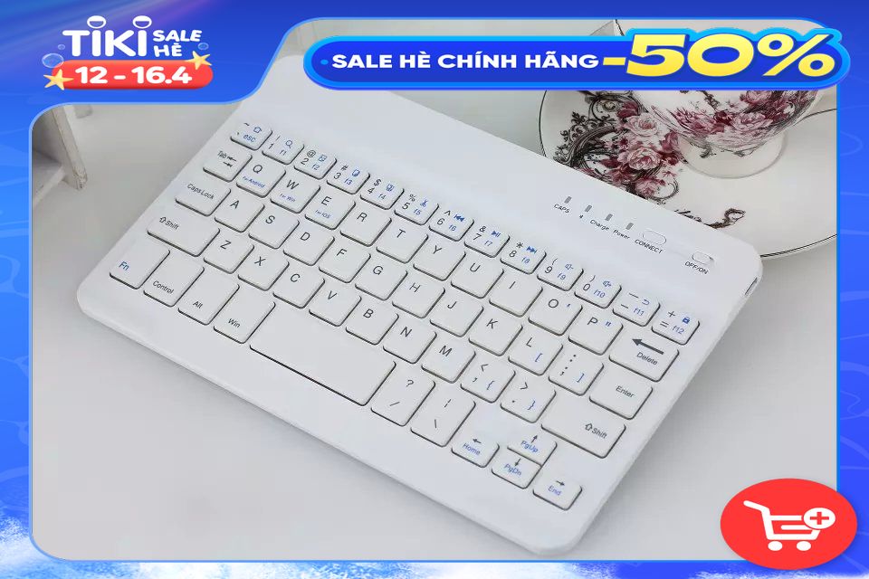 Bàn Phím Bluetooth Thiết Kế Nhỏ Gọn Tiện Lợi .F8S