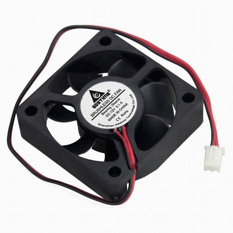 1 Pieces Gdstime DC 12V 50mm x 15mm 50x50x15mm Brushless Cooling Cooler Fan 5cm 5015