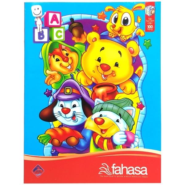 Combo 5 Tập 5 Ô Ly 100 Trang ĐL 80g/m2 - FAHASA (Mẫu Màu Giao Ngẫu Nhiên)