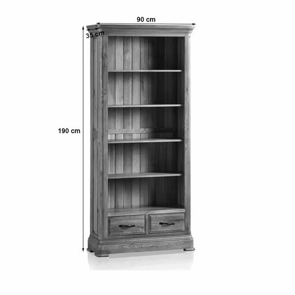 Tủ sách cao Canterbury gỗ sồi