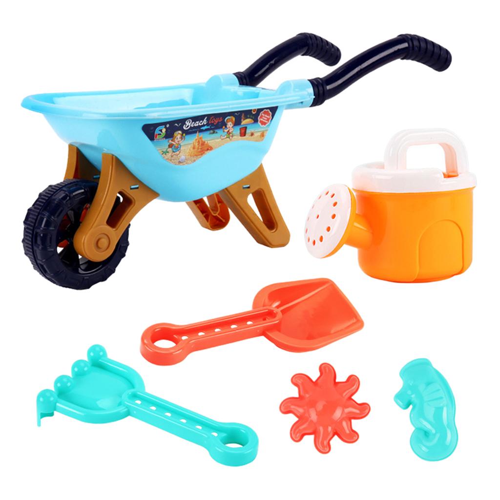 1 Set Beach Sand Toys Shovels Rakes Outdoor Tools Kit for Kids Toddlers Boys and Girls Reusable