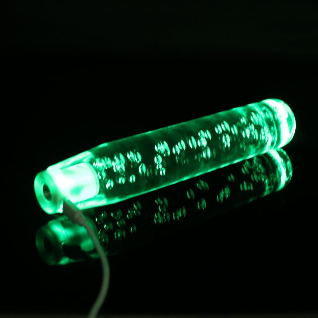 250MM Universal Vehicle Crystal LED 7-Color LIGHT Shifter Shift Knob Gear