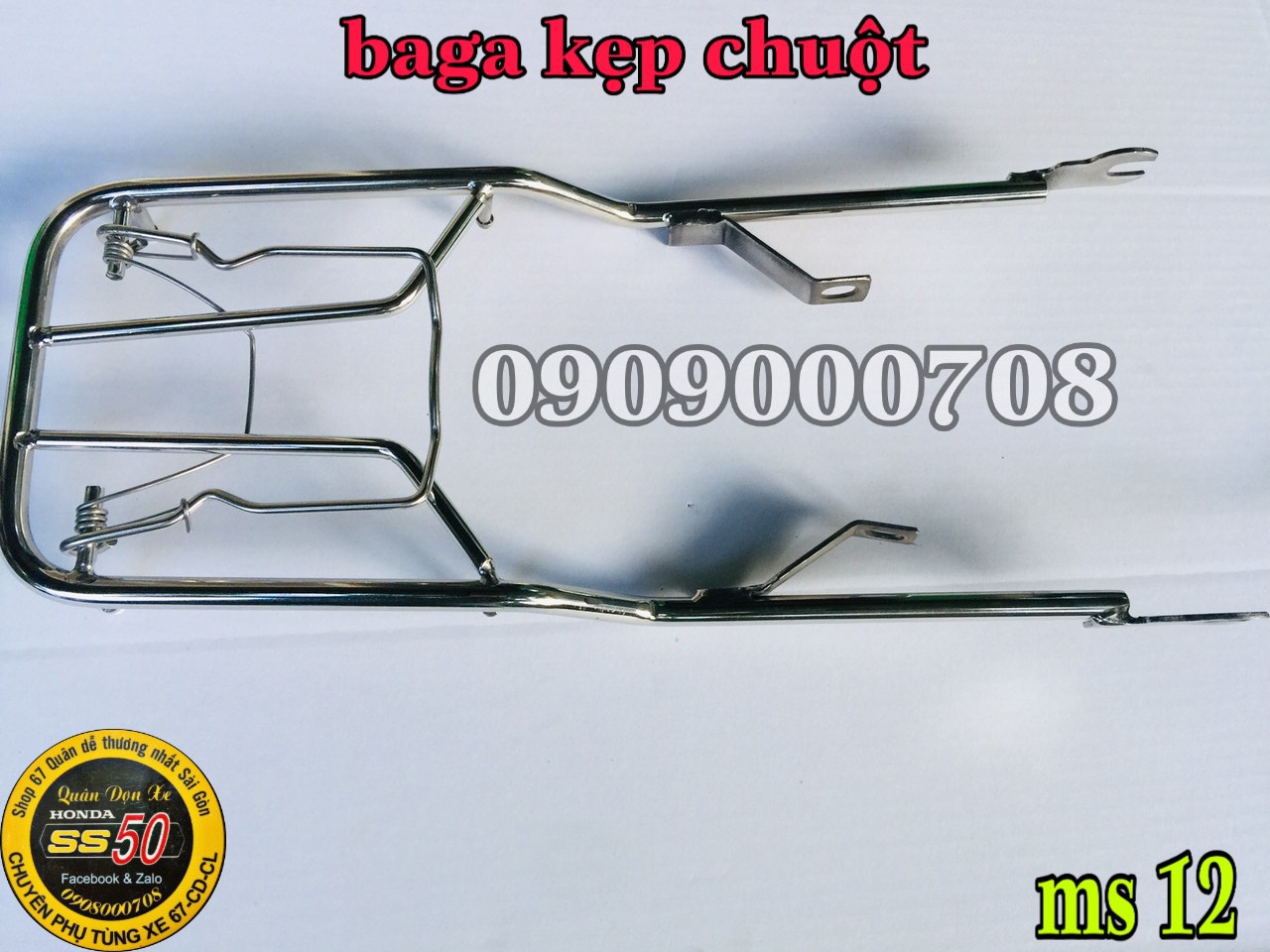 Baga xe 67 kẹp chuột