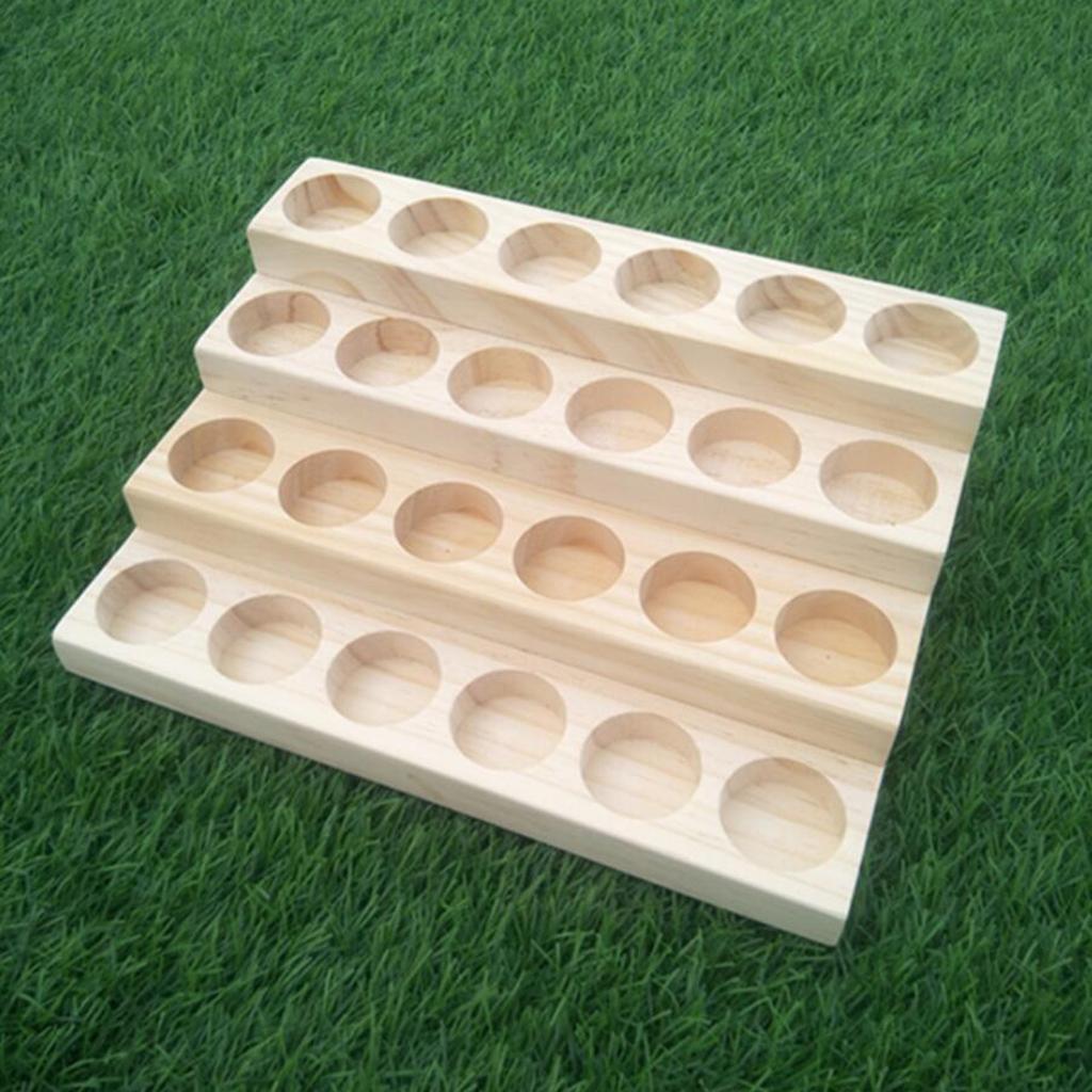 Essential Oil Storage Rack Display Stand  Wood Rack Holder 06